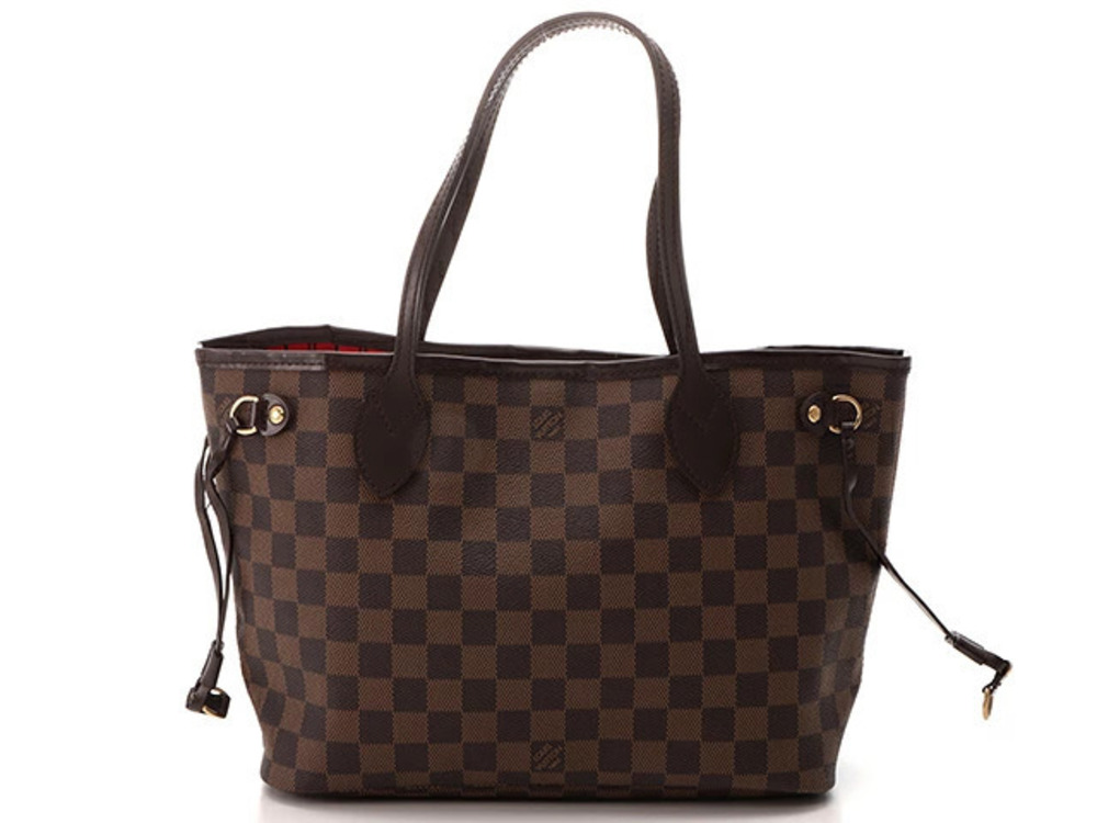 LOUIS VUITTON Neverfull Damier Ebene Brown